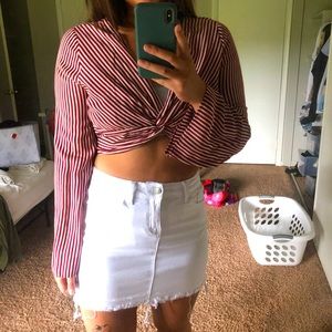Audrey 3+1 Cropped Blouse